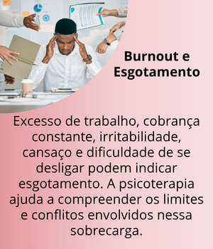 Burnout e esgotamento
